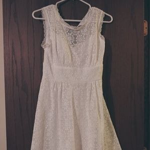 White lace dress sz 6